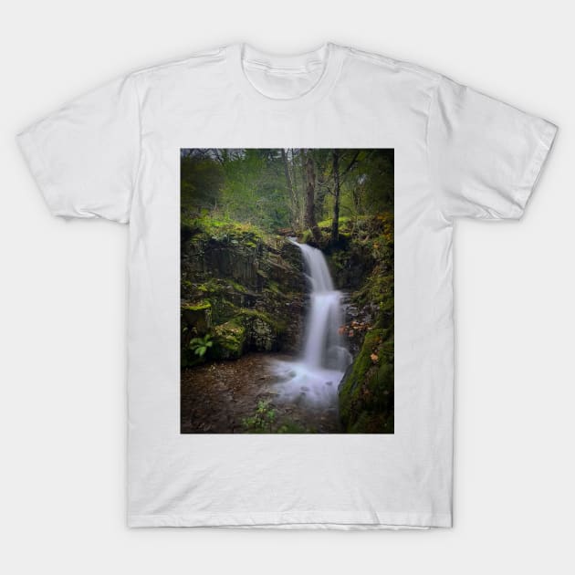 Lake District Waterfall T-Shirt by Graz-Photos